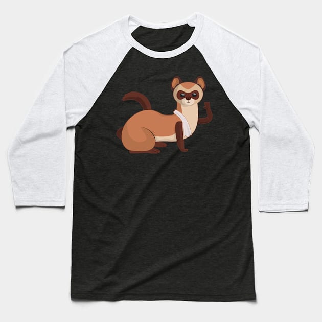 The Sassy Rodent Baseball T-Shirt by FamiLane